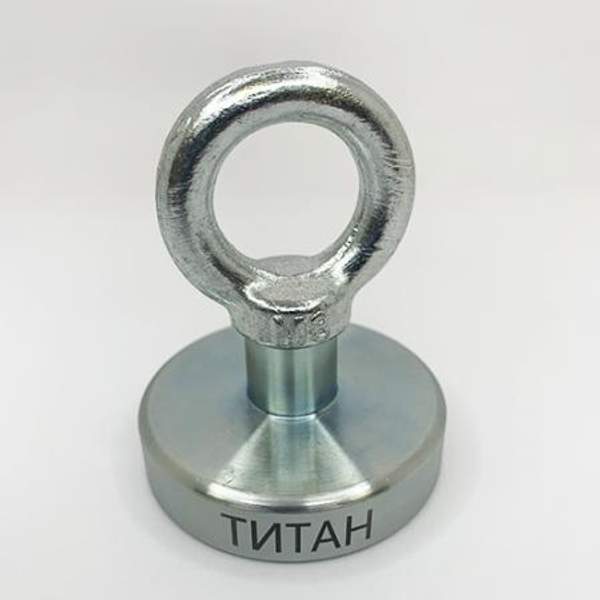 Поисковый односторонний магнит F80 "ТИТАН" (80 кг)