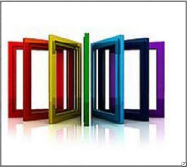 Покраска пластикового окна