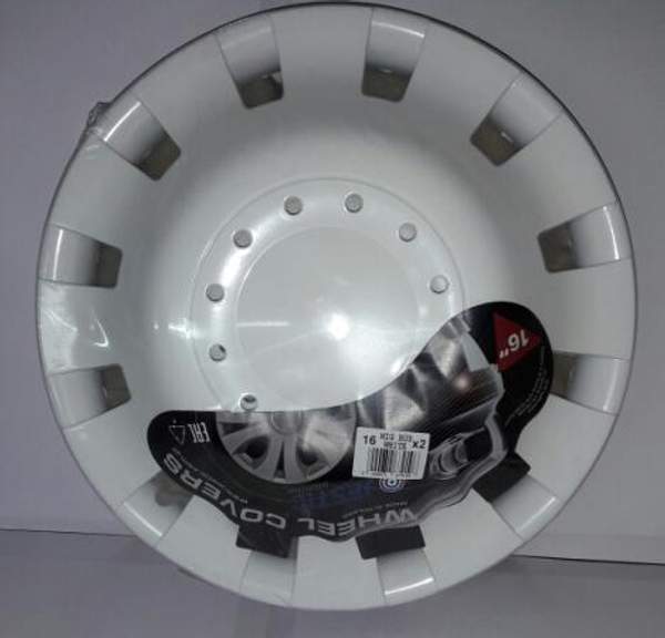 ПОЛЬША Колпаки на колеса 16 декоративные Миг Газель передние белые 2шт!"