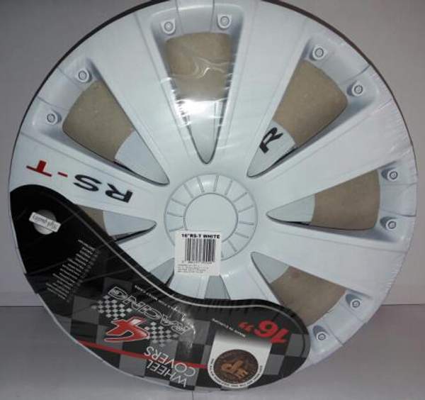 ПОЛЬША Колпаки на колеса 16 декоративные РСТ белые"