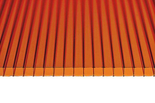 Поликарбонат сотовый Скарб Бронза 10мм