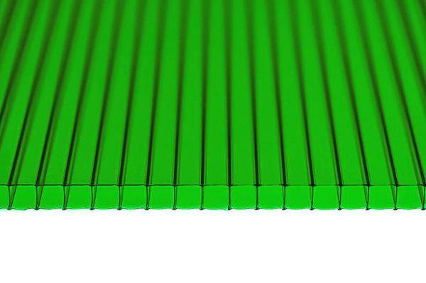 Поликарбонат сотовый Скарб Зеленый 6мм