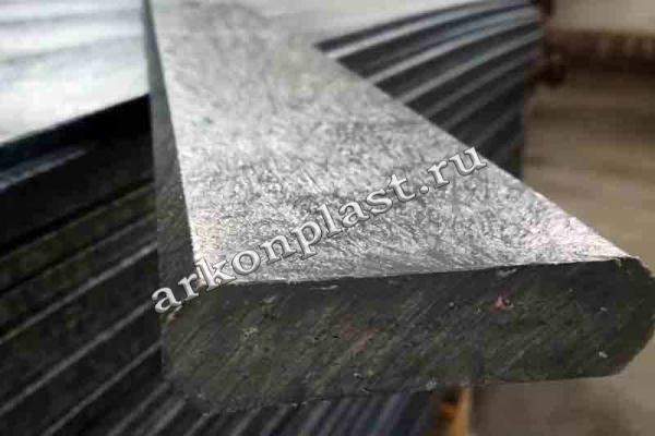 Полимерная доска для скамеек (Прямоугольник)  20х70х2000 Черный