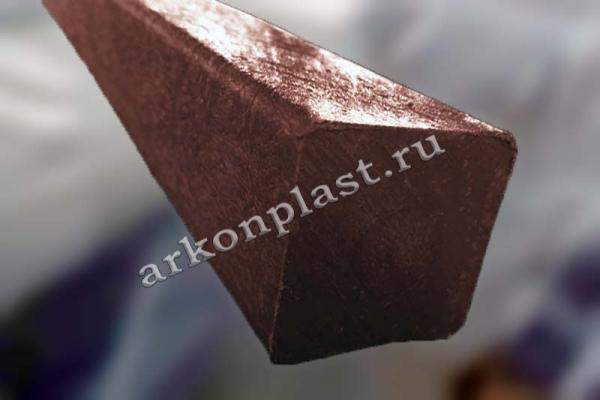 Полимерный профиль квадрат 110х110х2100 Цветной