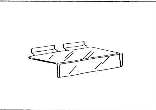 Полка с ценникодержателем для экономпанелей, Giussani, Италия.