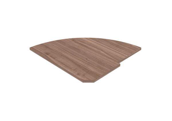 Полка угловой секции левая IMAGO 81,5x77,8, ясень шимо