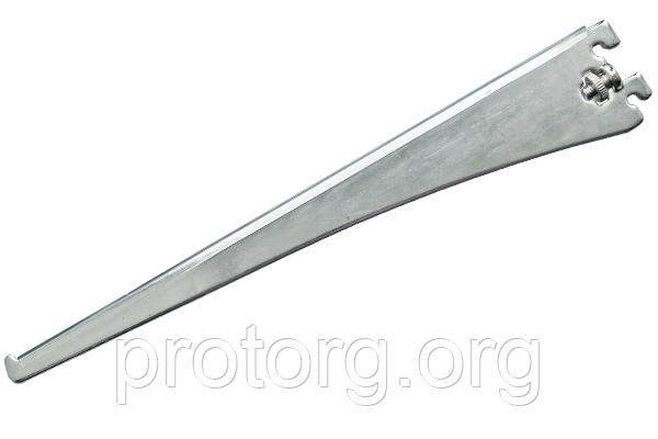 Полкодержатель универсальный L=255 мм, хром