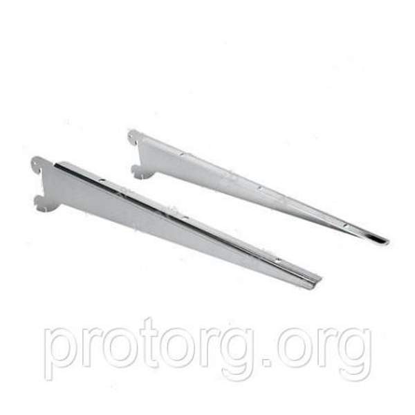 Полкодержатели (правый и левый), L=400 мм, хром