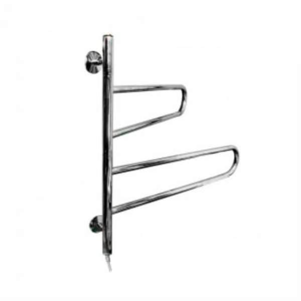 Полотенцесушитель электрический Tera Флюгер поворотный с греющим кабелем 450x750 мм