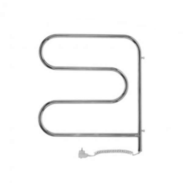 Полотенцесушитель электрический TERMINUS F-образный поворотный 500x500 мм