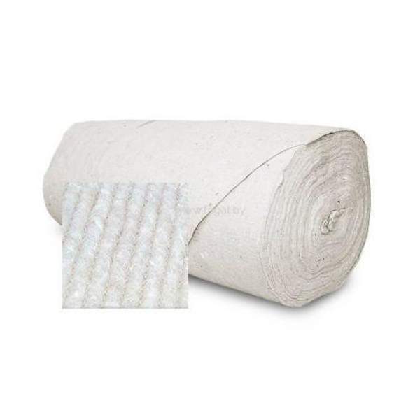 Полотно холстопрошивное нетканое 75 см. ширина, рулон 50м (белое)