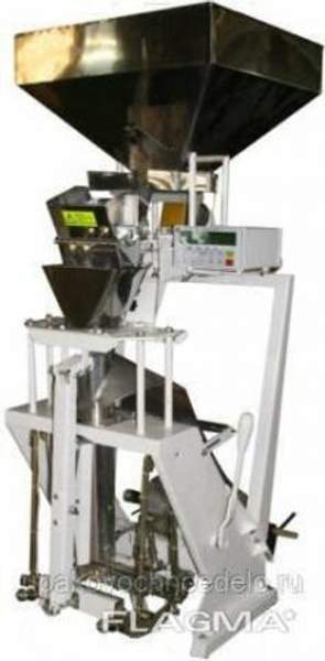 Полуавтомат для фасовки упаковки сыпучих продуктов У-01 с ручной протяжкой пленки