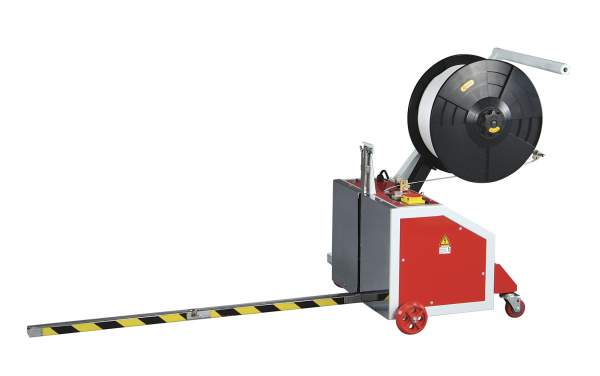 Полуавтоматическая машина ТР-202MV Mini Verti для вертикальной обвязки паллет (поддонов)