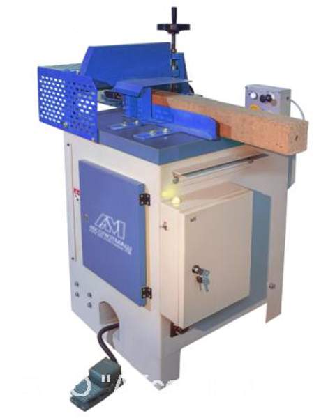 Полуавтоматический станок торцовки доски и шашки поддона АМ.СТ.П