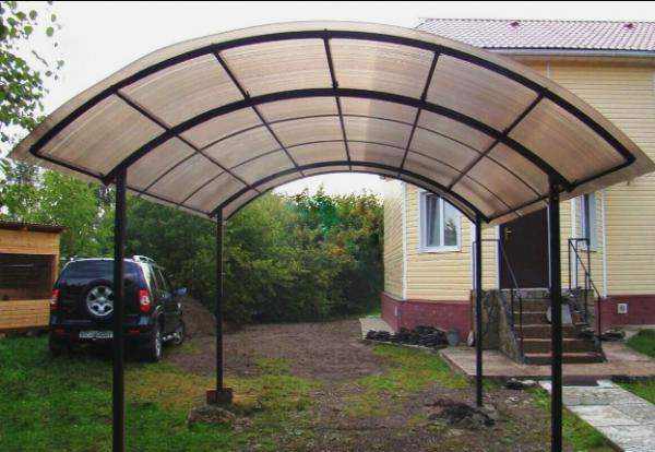 Полукруглый навес