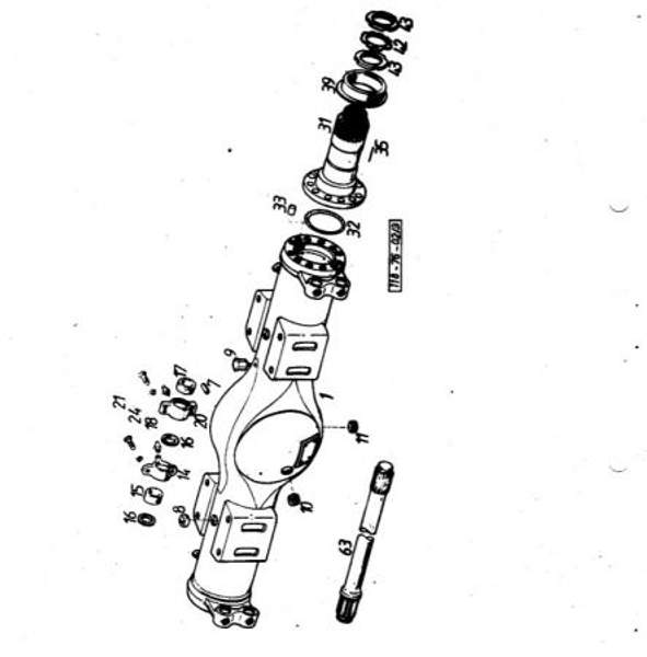 Полуось RABA 118.22-3313-015