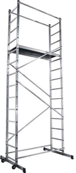 Помост Вышка тура Техно 5 алюминиевая высотой 3,93м