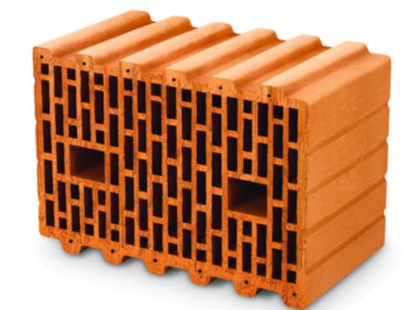 Поризованный керамический блок 380х250х219