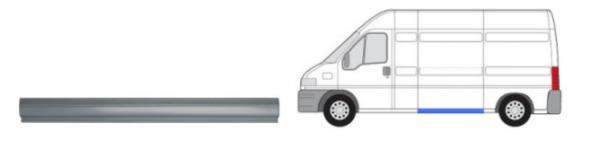 Порог левой боковины 20х140 см фиат дукато/ пежо боксер / ситроен джампер