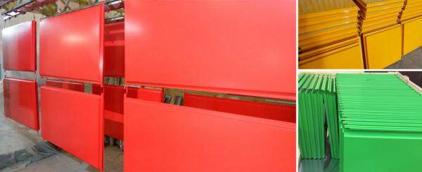 Порошковая покраска элементов фасада