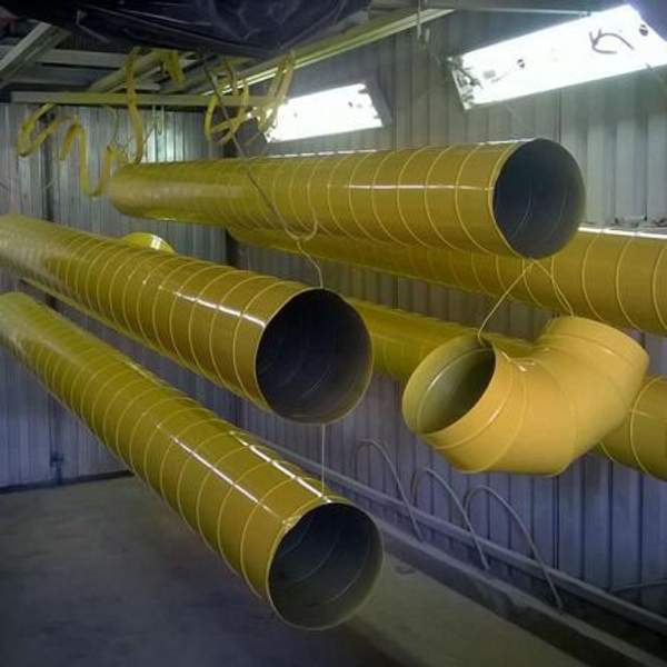 Порошковая покраска металлических труб