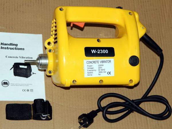 Портативный вибратор для бетона (привод) W-2300