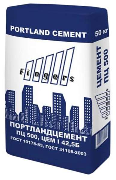 Портландцемент ПЦ500 Fingers 50 кг