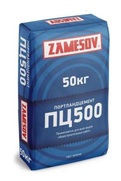 Портландцемент ПЦ500 ZAMESOV 50 кг