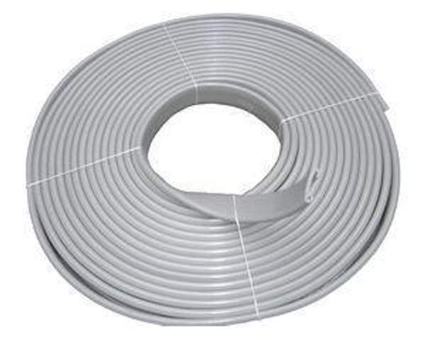 ПОРУЧЕНЬ 30×5 пластиковый ПВХ серого цвета