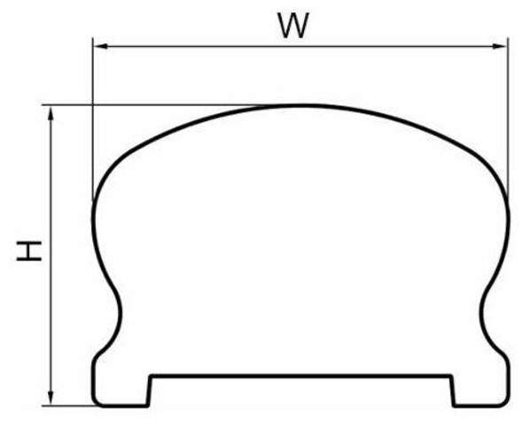 ПОРУЧЕНЬ деревянный П-4475.30 длина 3,0 м сечение 44×75 сращенный из сосны