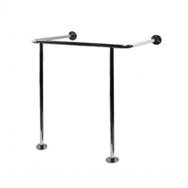 Поручень с упорами в пол Олимп под раковину 700x500 мм