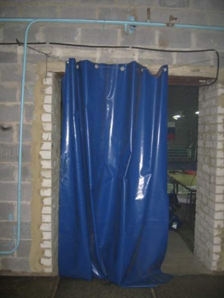 Пошив штор гаражных, пологов укрывных