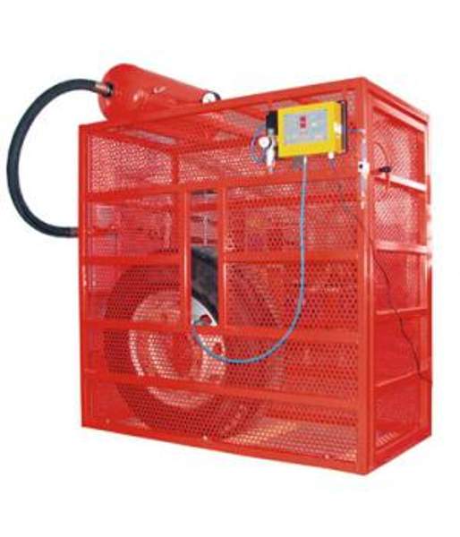 Пост накачивания грузовых колёс. КС-115