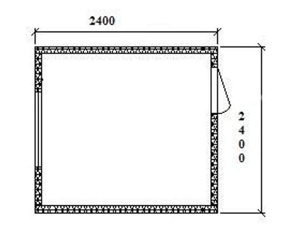 Пост охраны 2400*2400