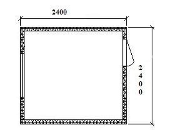 Пост охраны 2400*2400 в Рыбинске