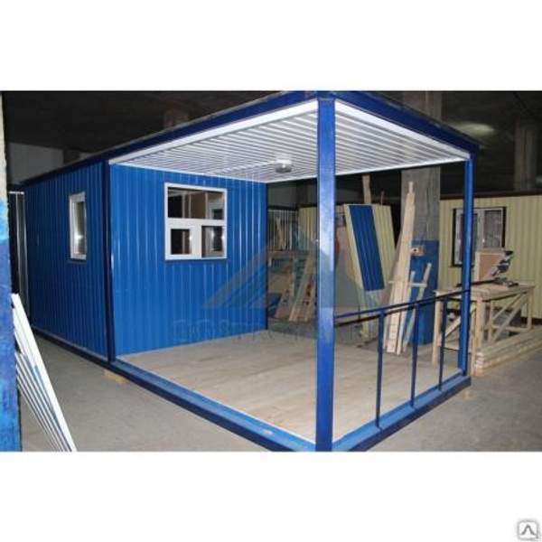 Пост охраны КПП, проходная 6х2.4 м