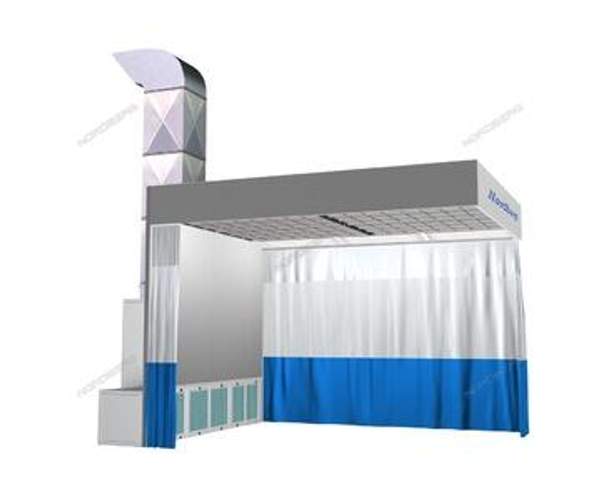 Пост подготовки NB100B к окраске с колоннами