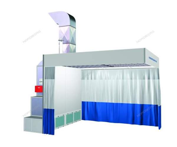 Пост подготовки NB100C к окраске с колоннами (с горелкой)