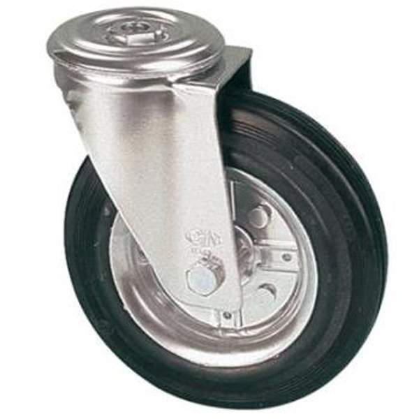 Поворотная колесная опора D100/W32/H128/M12/S80