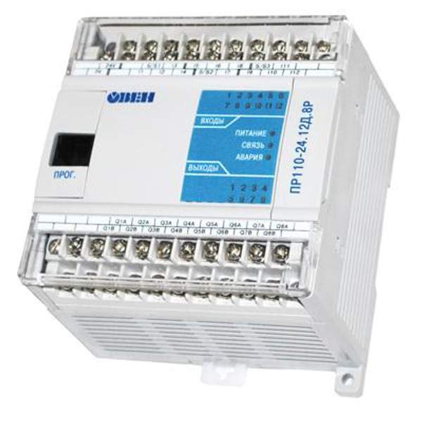 ПР110-220.12ДФ.8Р-Ч Программируемое реле для дискретных локальных систем, ОВЕН