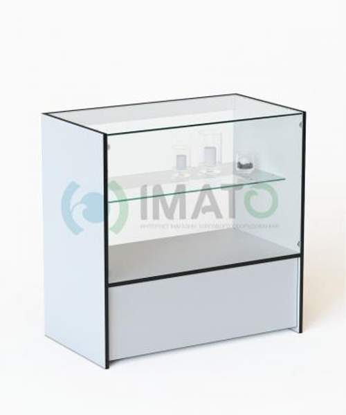 ПР-32-Н Классический торговый прилавок со стеклянной полкой