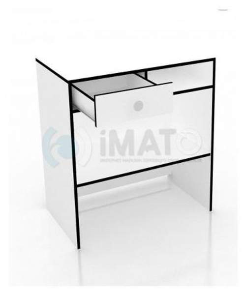 ПР-36 Прилавок торговый с небольшим ящиком универсальный