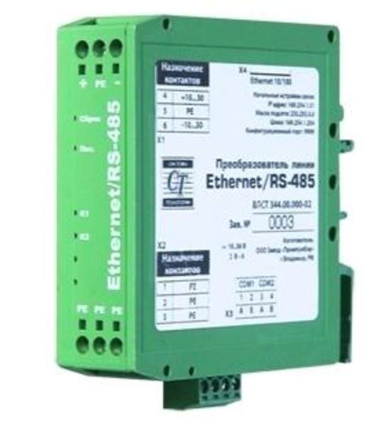 Преобразователь линии Ethernet/ RS-232/RS-485 ВЛСТ 344.00.000-06