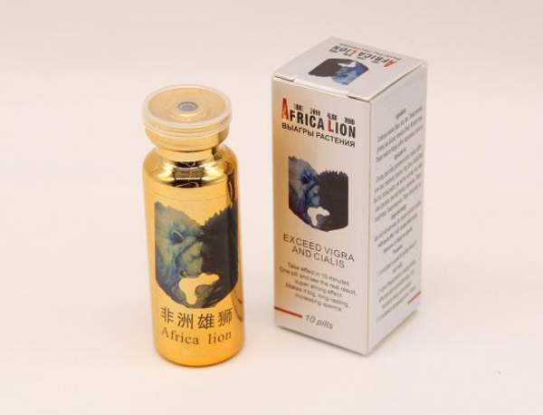 Препарат для потенции - 'Африканский лев' / Africa Lion (10 таблеток)