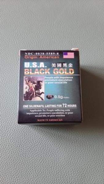 Препарат для потенции - Черное золото/Black Gold (16 таблеток)