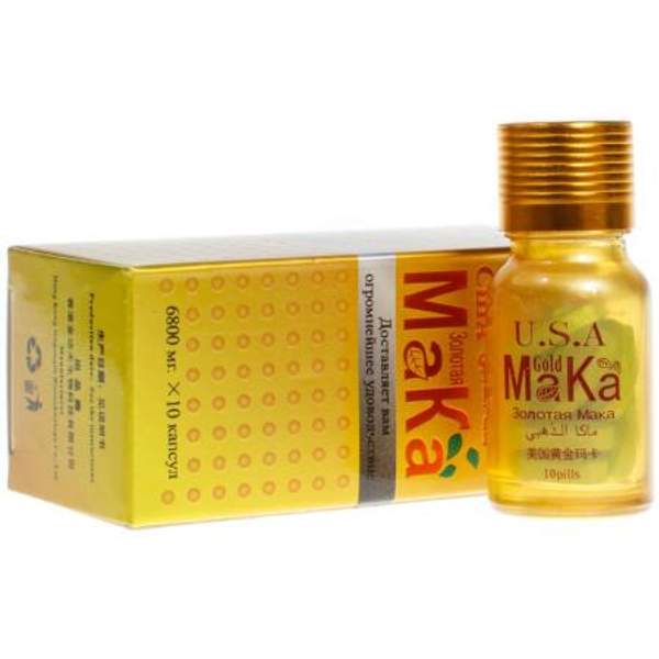 Препарат для потенции - 'USA Gold Maka' (10 шт)