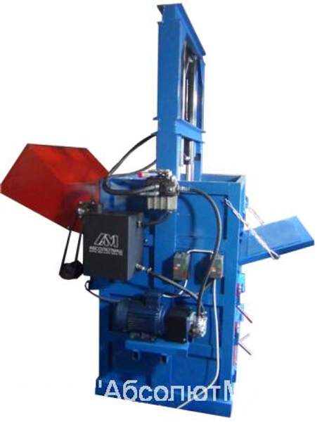 Пресс гидравлический с дыроколом для макулатуры и ПЭТ бутылок. АМ.ПГ.Д