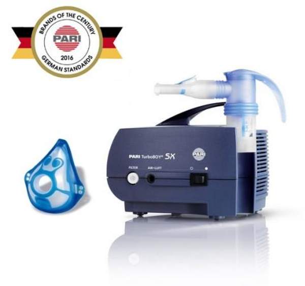 Прибор ингаляционный PARI BOY(тип085) без подогрева с принадлежностями модификации PARI TurboBOY SX
