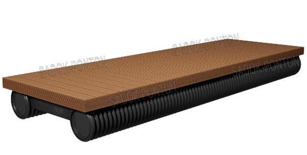 Причал 2х4 для швартовки лодок и катеров, отдыха, рыбалки