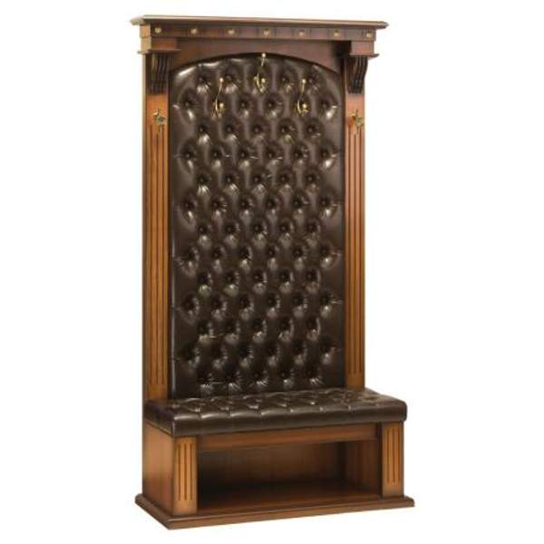 Прихожая с полкой для обуви Тауэр 1 Орех Шоколад